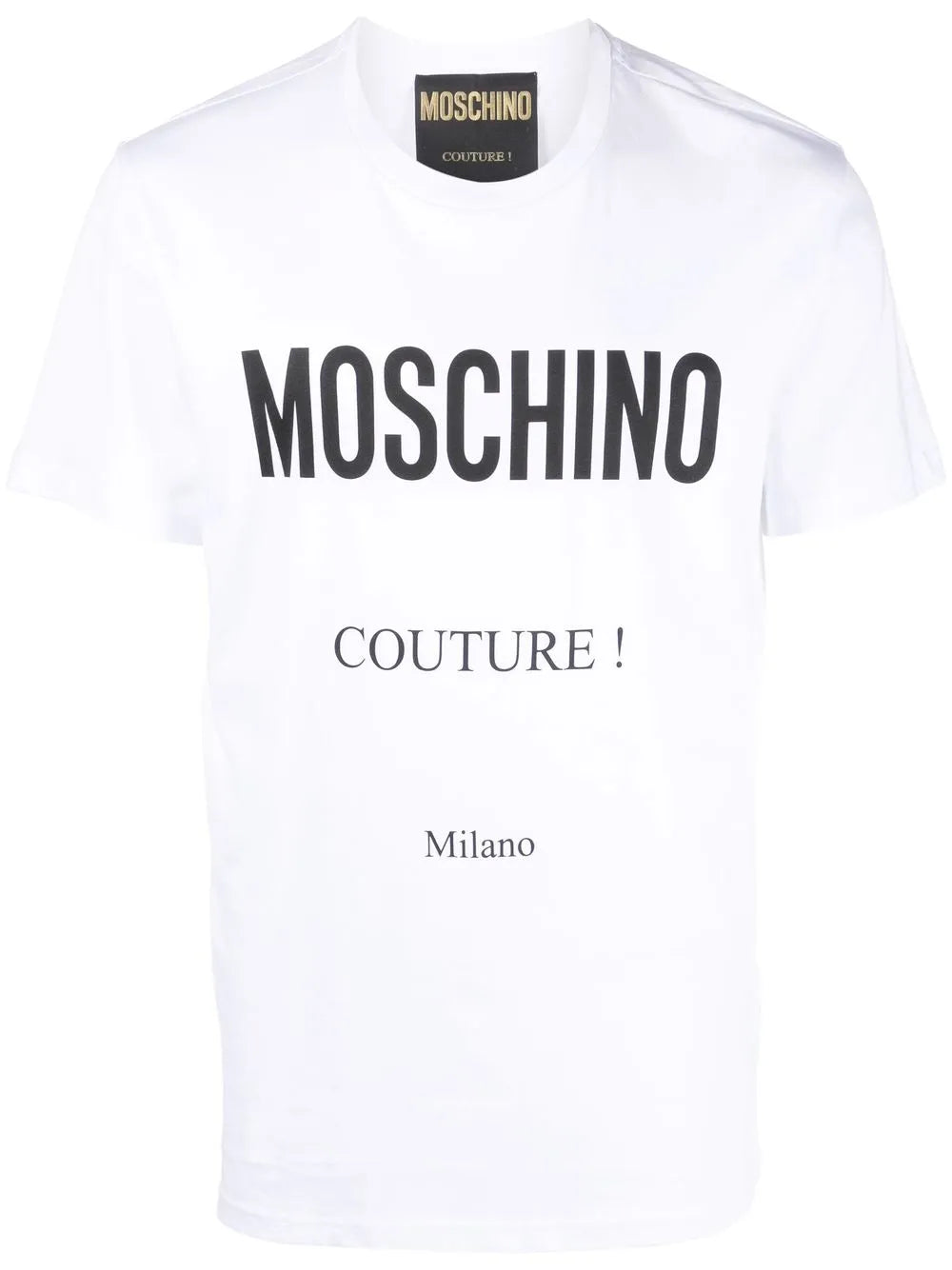Moschino logo-print organic-cotton T-shirt