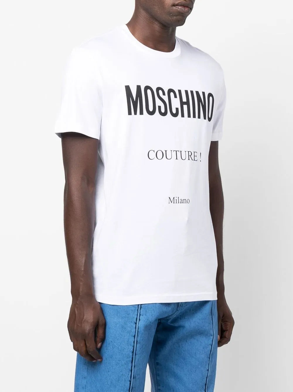 Moschino logo-print organic-cotton T-shirt