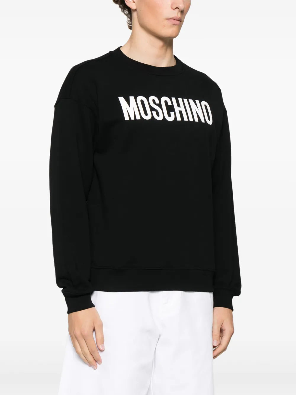 Moschino logo-print sweater
