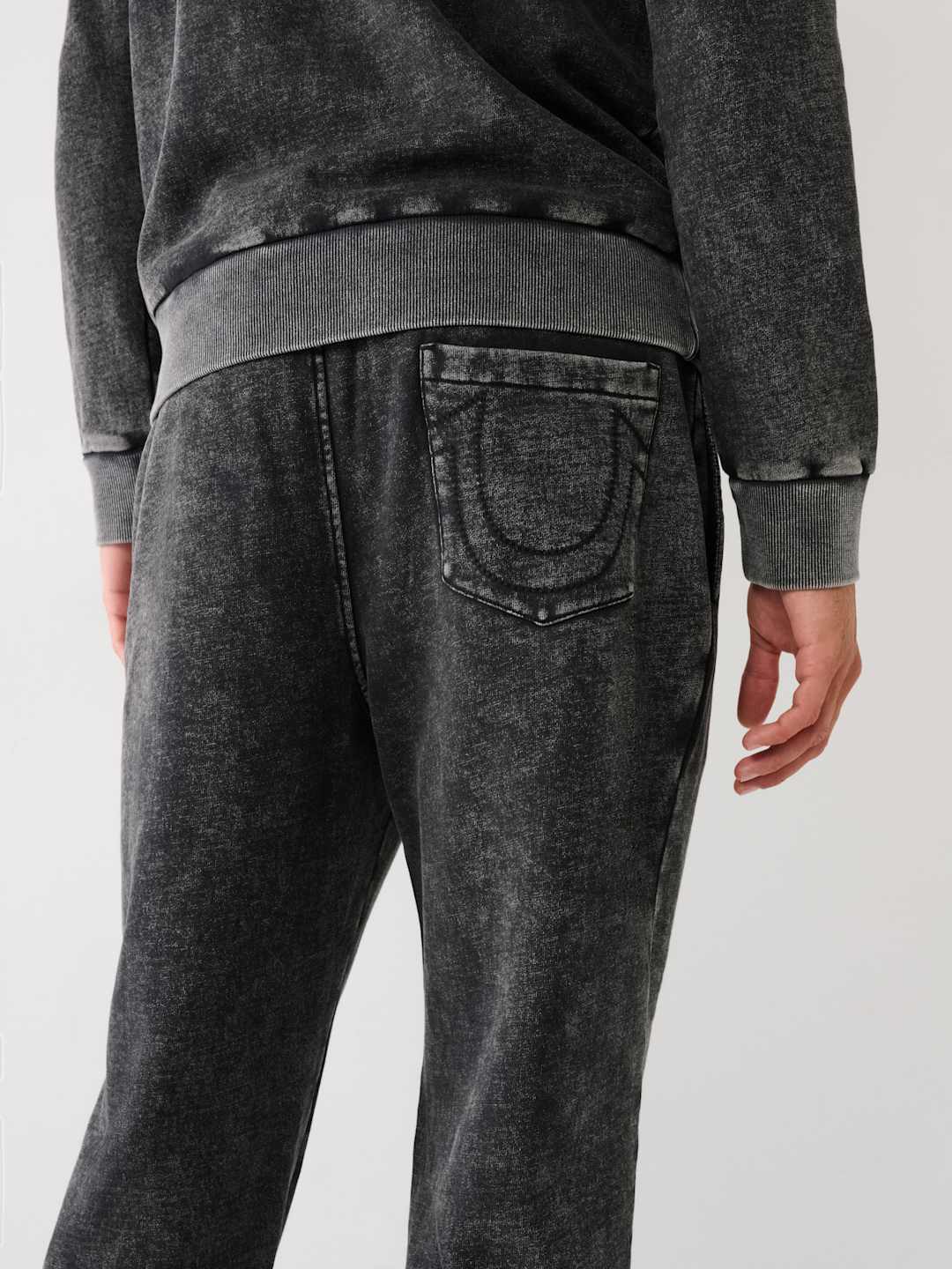 True Religion Registered Classic Track Pants Classic Jet Black