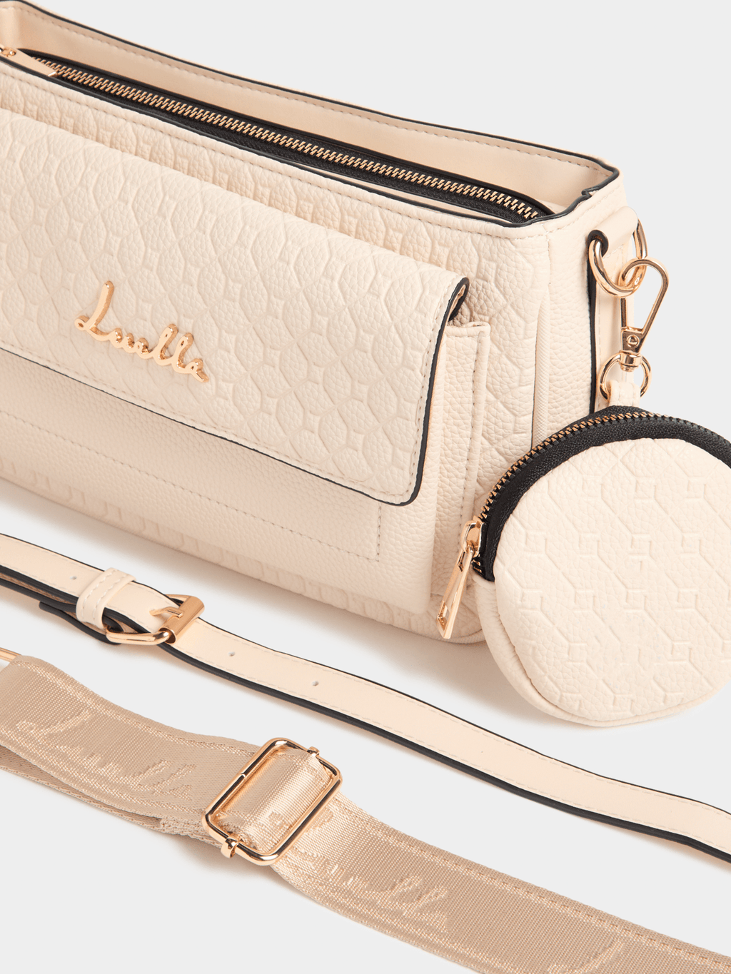 Luella LL Monogram Utility Crossbody Bag
