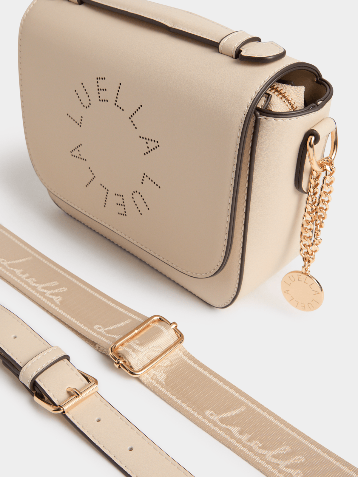 Luella Logo Messenger Crossbody Bag