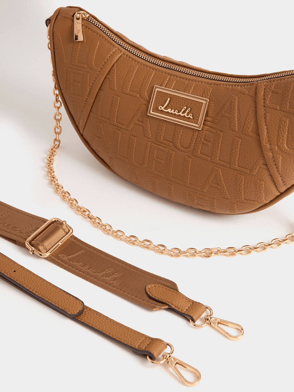 Luella Demi Moon Crossbody Bag