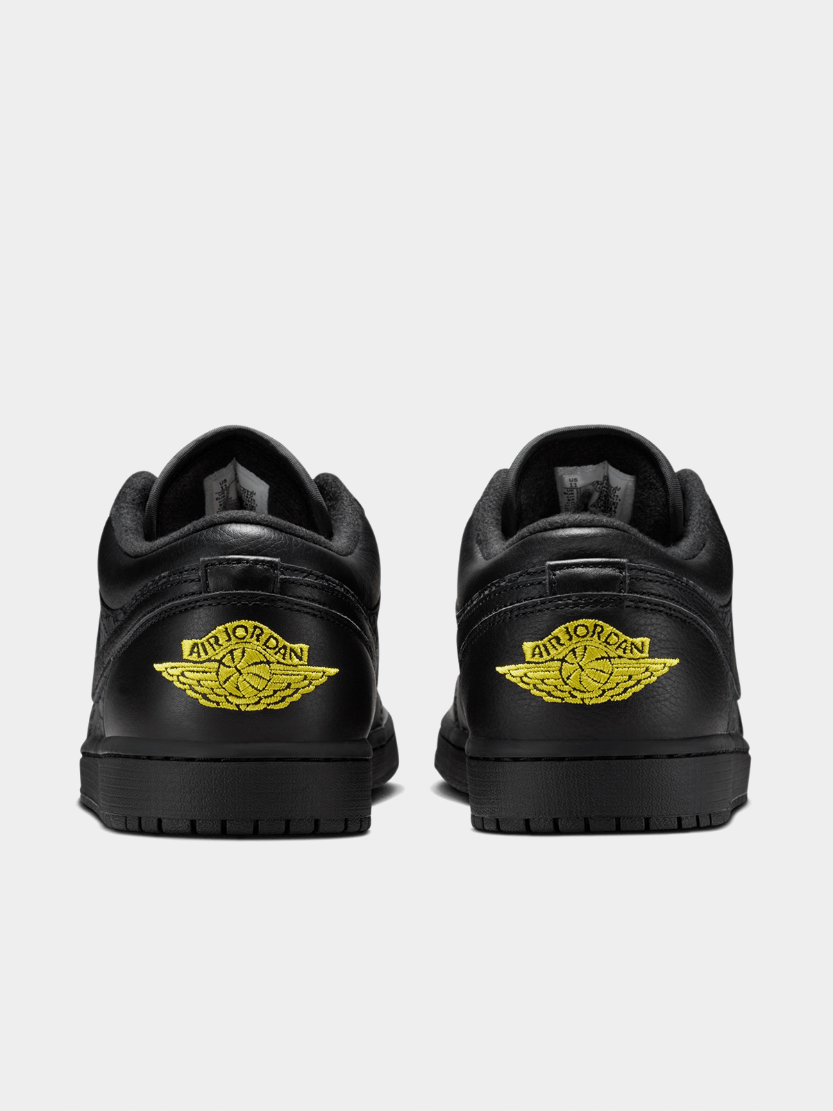 Jordan Men's 1 Low SE Black/Yellow Sneaker