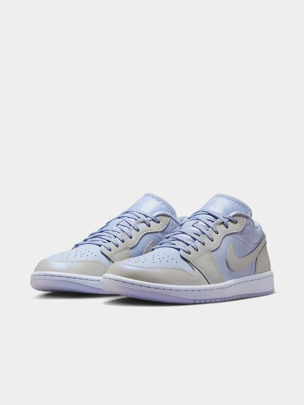 Jordan Women's Air 1 Low Ghost/Pure Platinum Sneaker