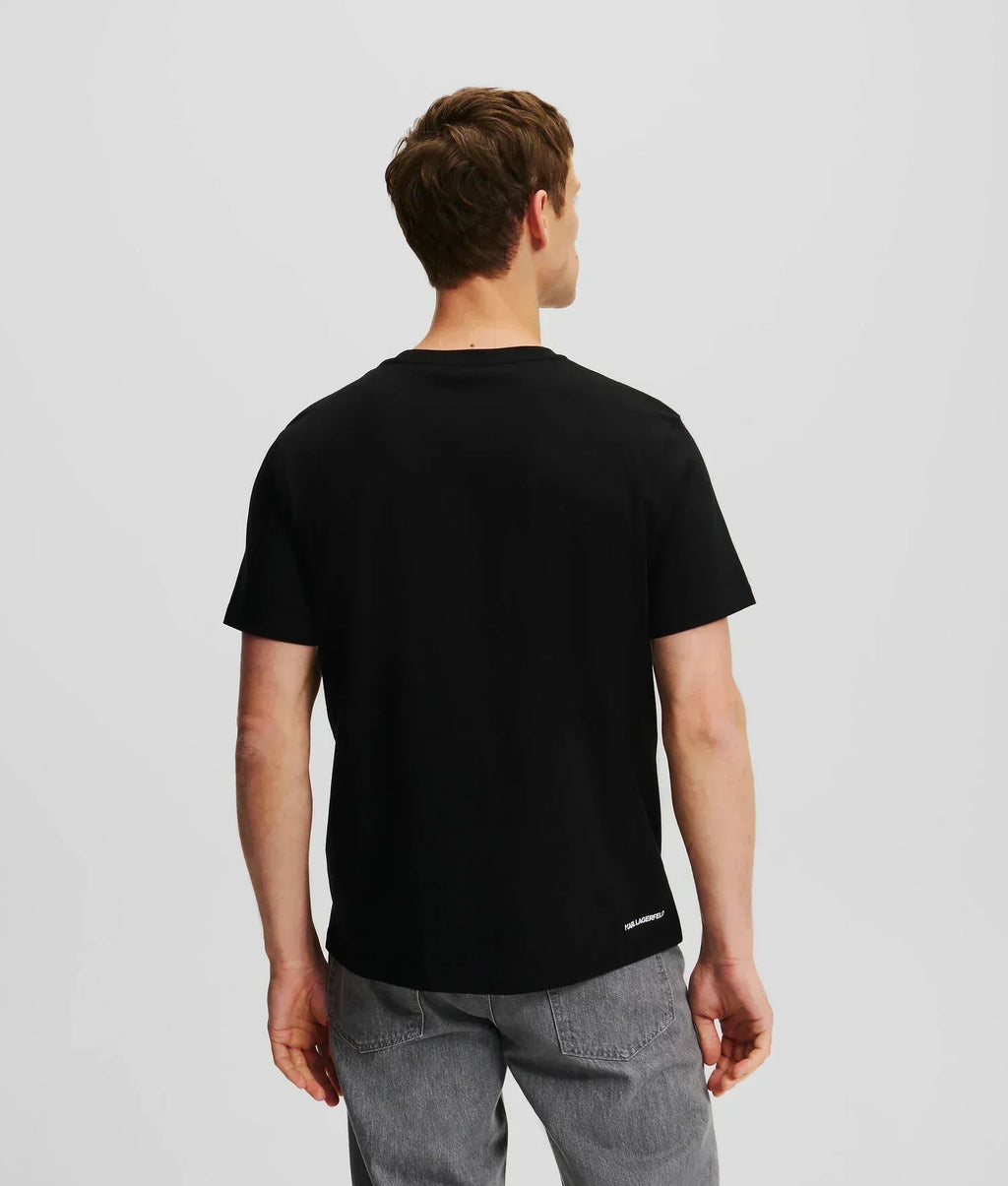 KARL LAGERFELD OPTICAL ILLUSION T-SHIRT
