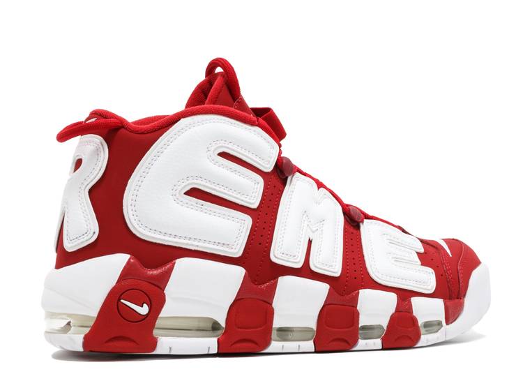 NIKE AIR MORE UPTEMPO X SUPREME 'RED'