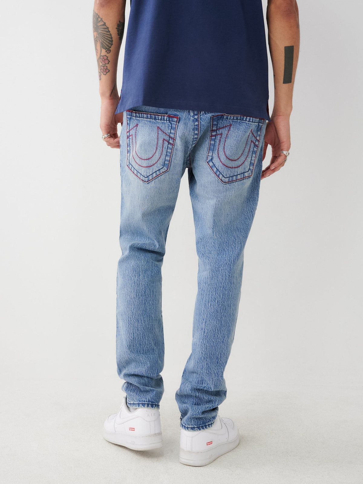 True Religion Jeans Rocco No Flap Orian Medium Wash