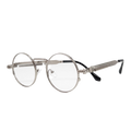 Silver Vintage Round Frame Glasses