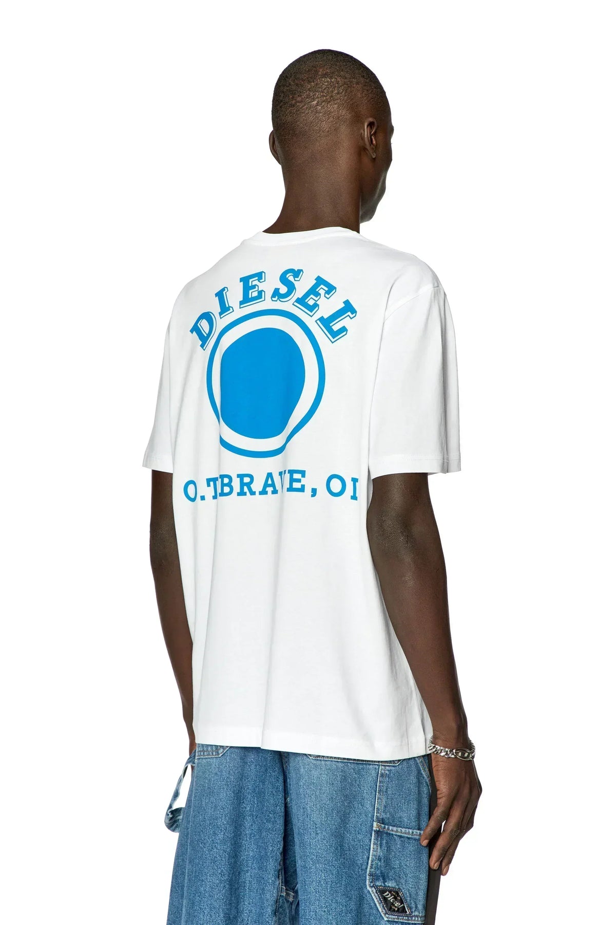 Diesel T-shirt with Diesel O.T. Brave prints