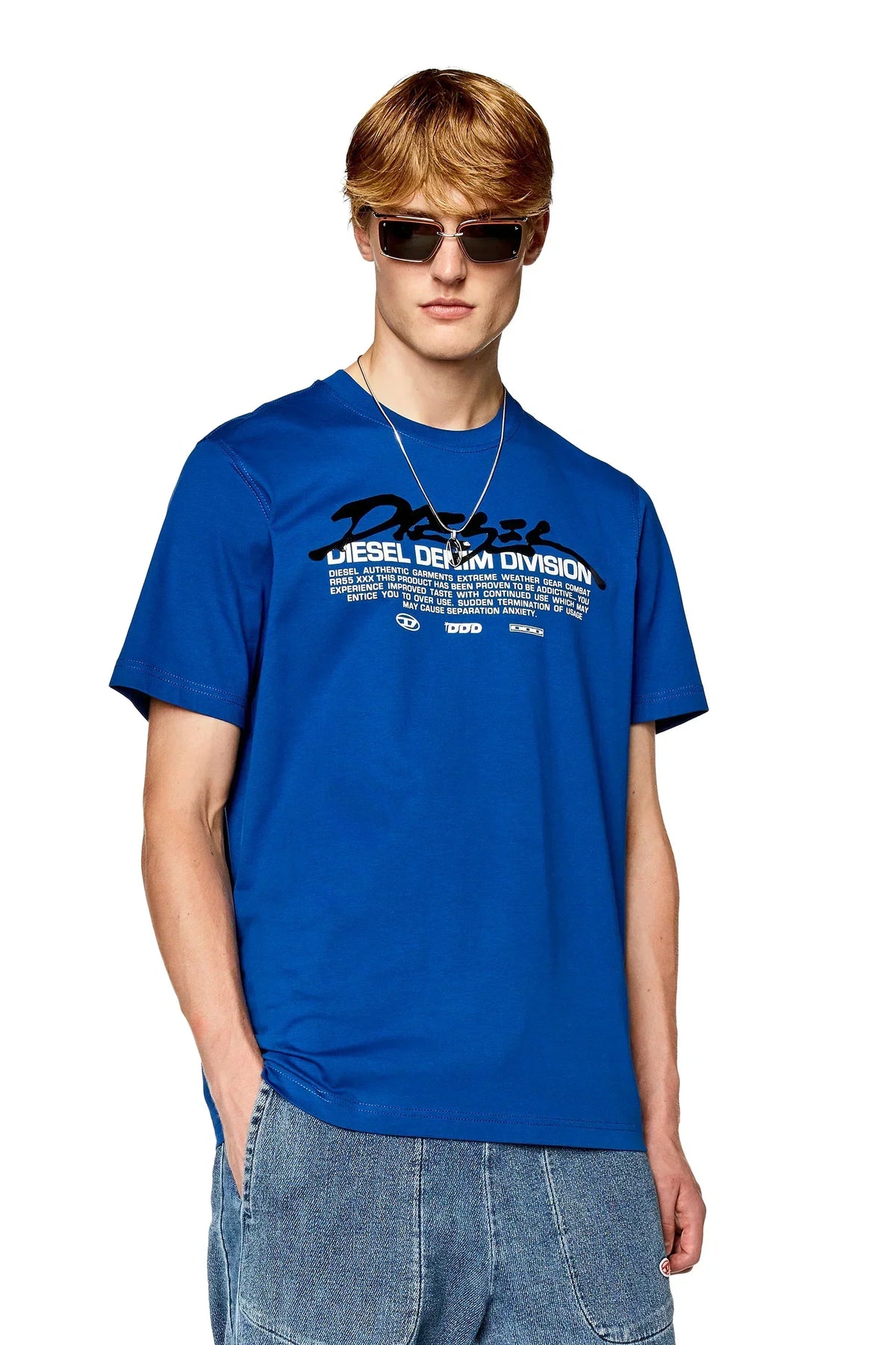 Diesel T-shirt with gel Diesel print