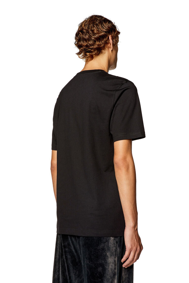 Diesel t-just-n18 T-shirt with Diesel bag print