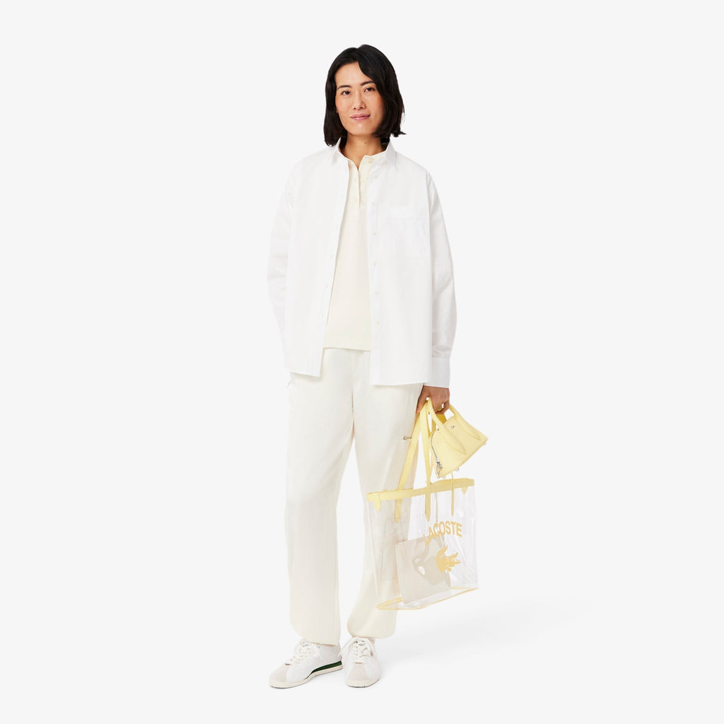 Oversized Silky Fluid Polo Shirt