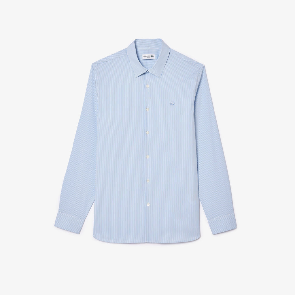 Men's Lacoste Slim Fit Striped Stretch Poplin Shirt