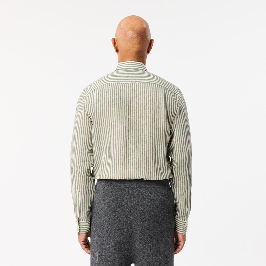 Regular Fit Striped Linen Shirt