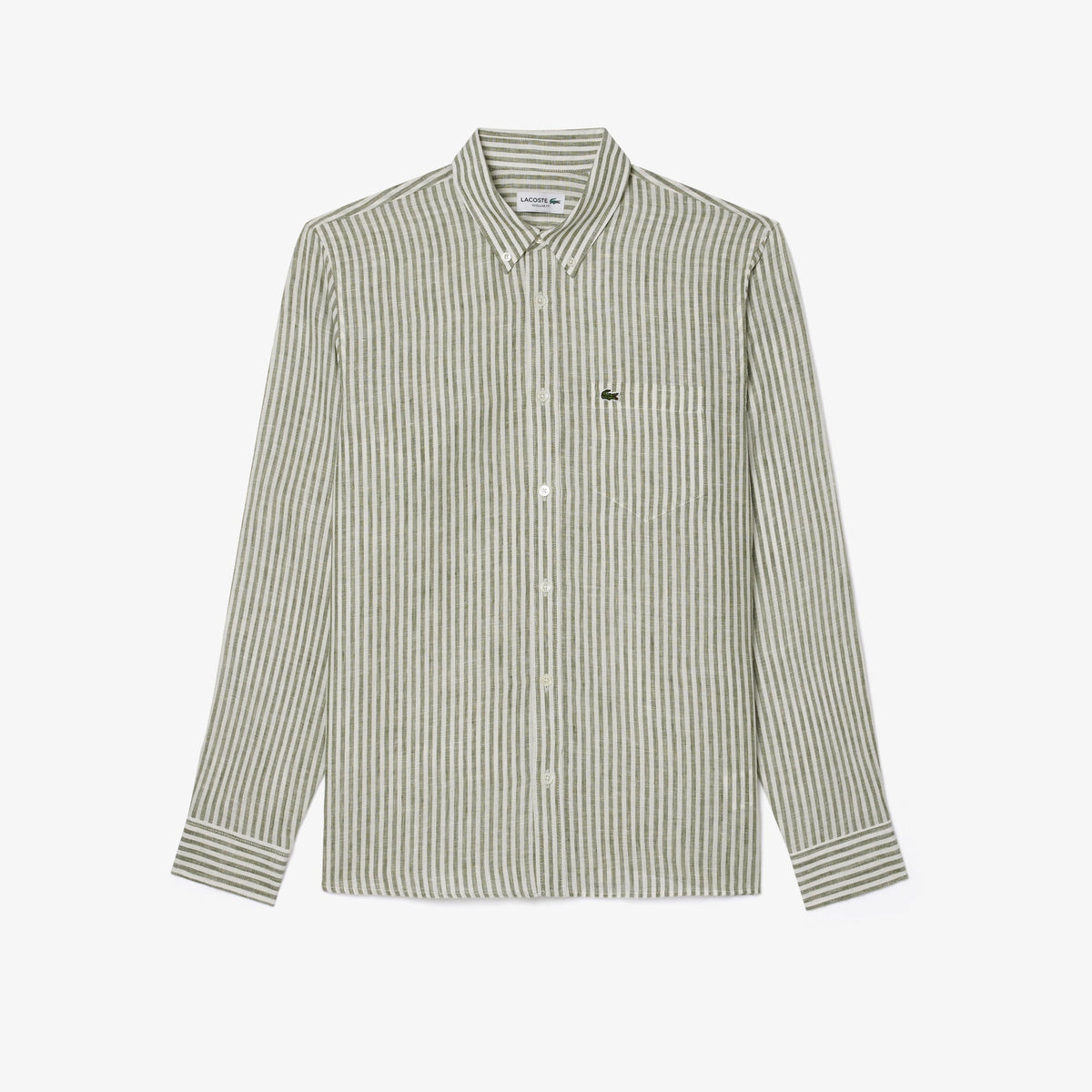 Regular Fit Striped Linen Shirt