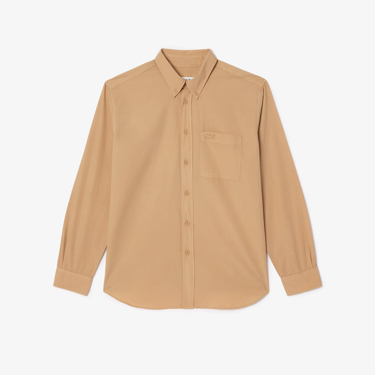 Relaxed Fit Washed Effect Poplin Shirt
