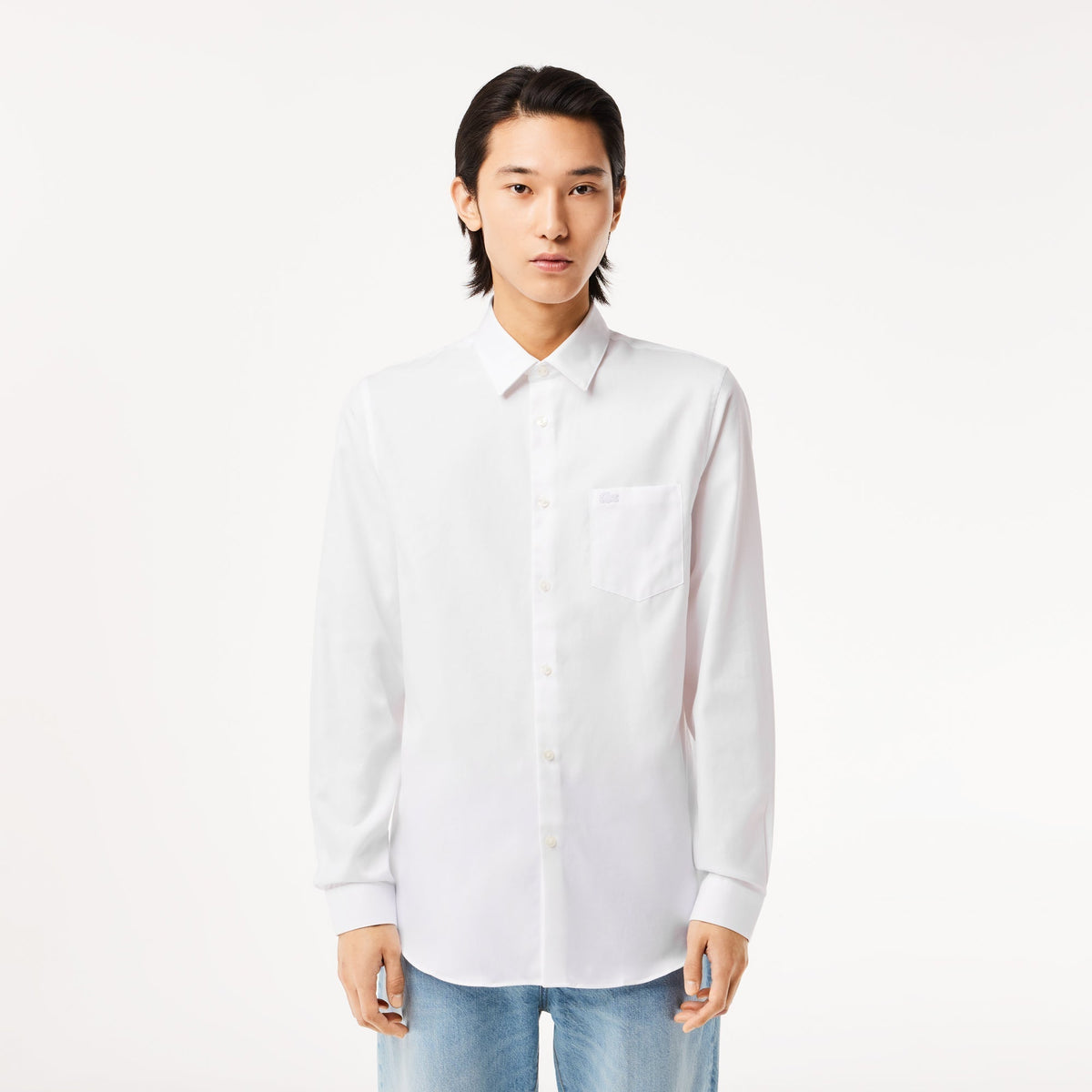 Men's Regular Fit Solid Cotton Shirt