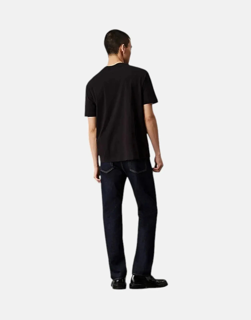 Calvin Klein Basketball Court Graphic Black T-Shirt