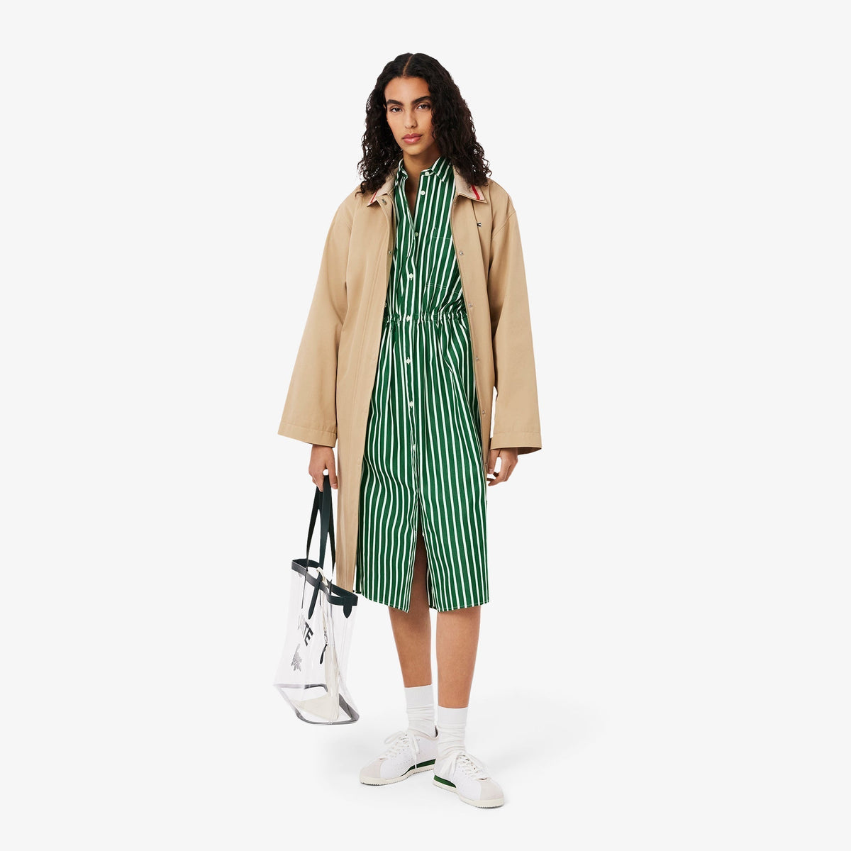 Relaxed Fit Poplin Shirt Dress