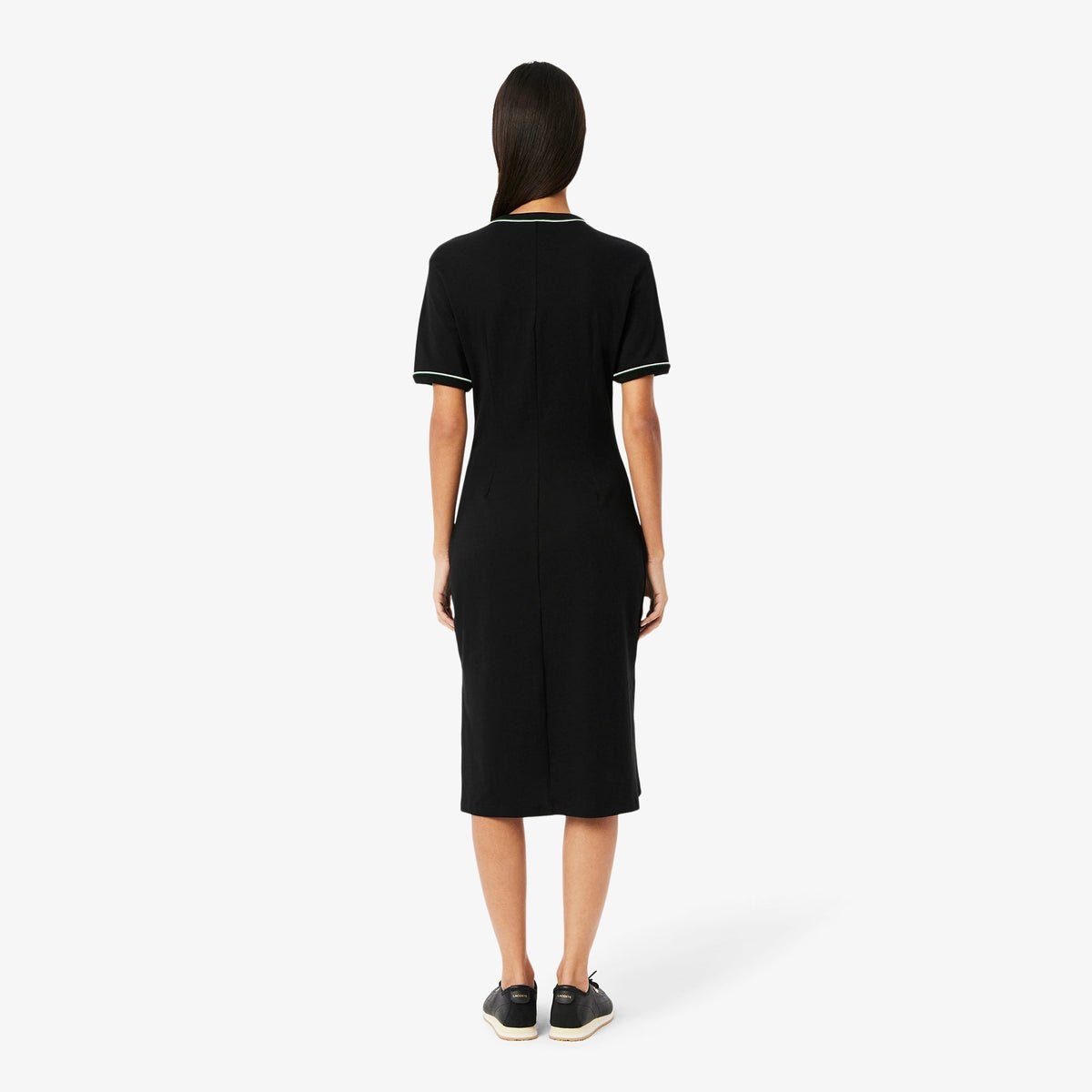 Trim Accent Jersey T-shirt Dress