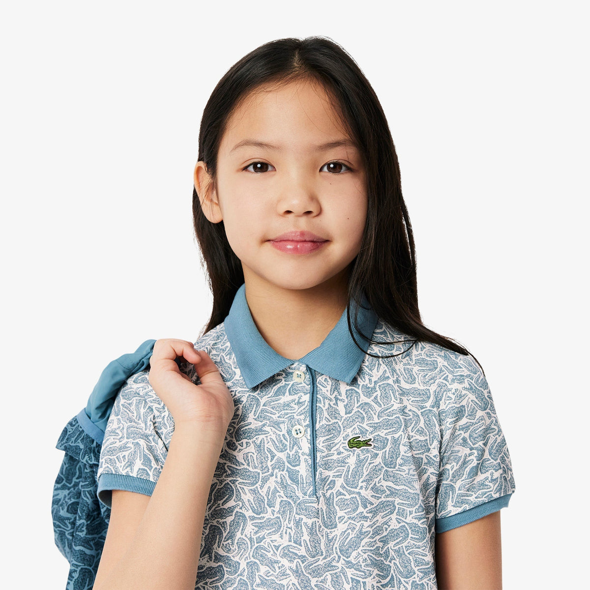 Printed Cotton Polo Dress