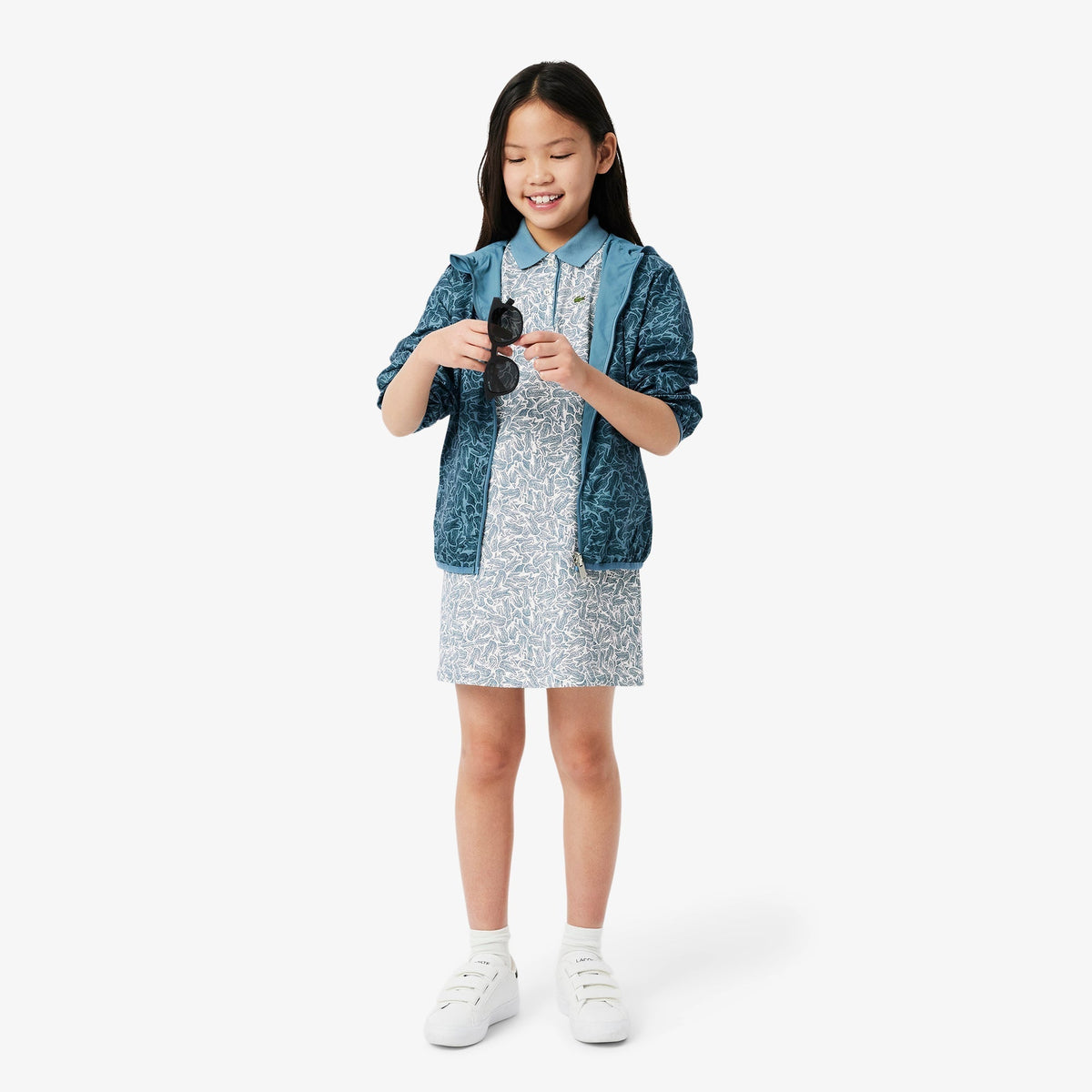 Printed Cotton Polo Dress