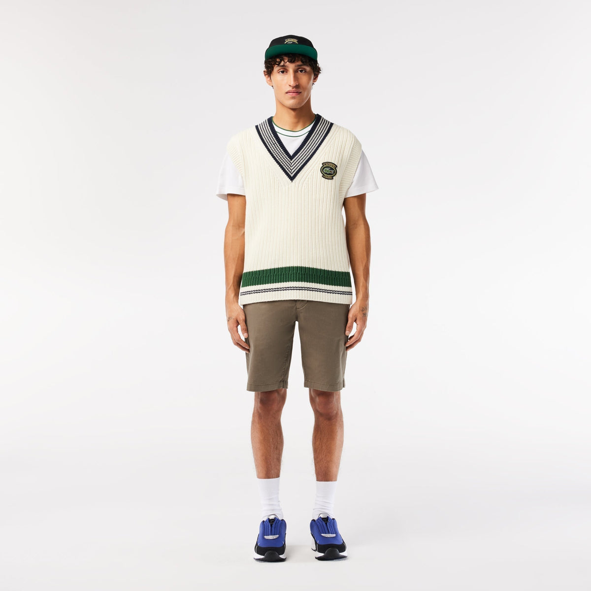Slim Fit Stretch Cotton Bermuda