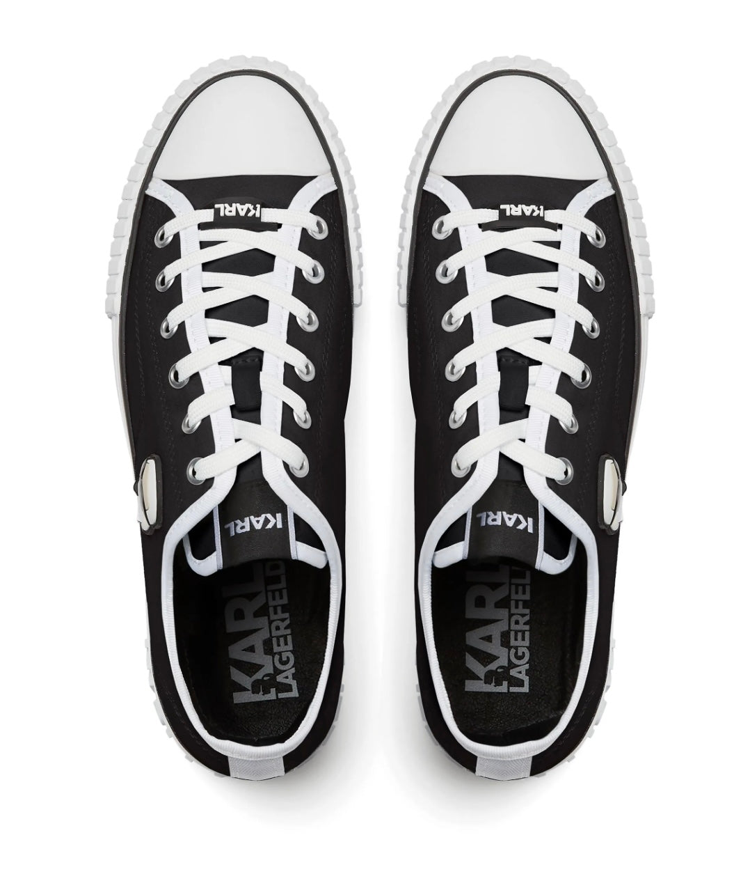 Karl Lagerfeld Ikon Kampus Max Sneakers (Black/White