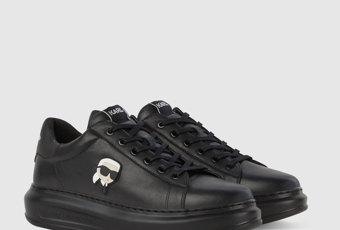 Karl Lagerfeld Kapri Ikonik Sneakers (Black)