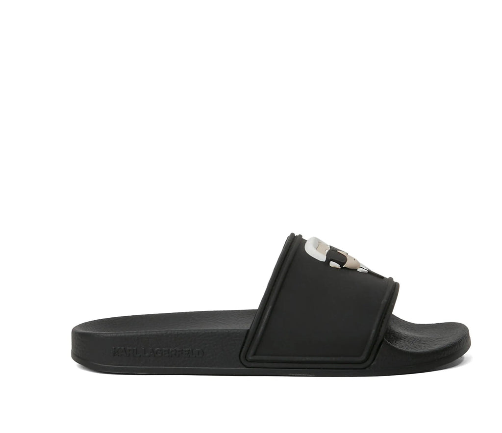 Karl Lagerfeld Ikonik Slides (Black)