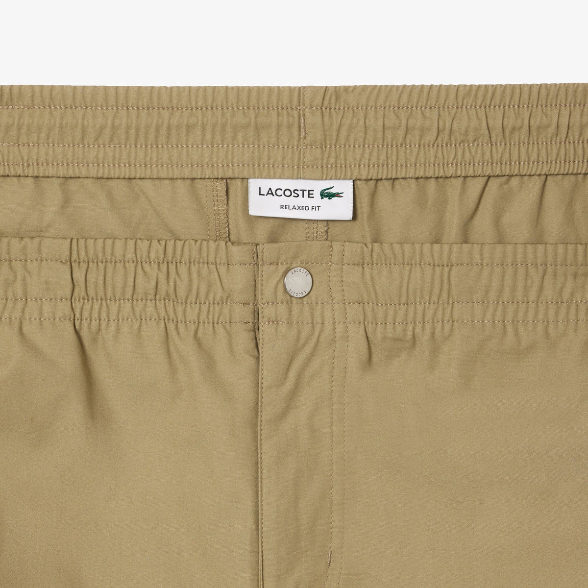 Relaxed Fit Cotton Poplin Elasticated Shorts