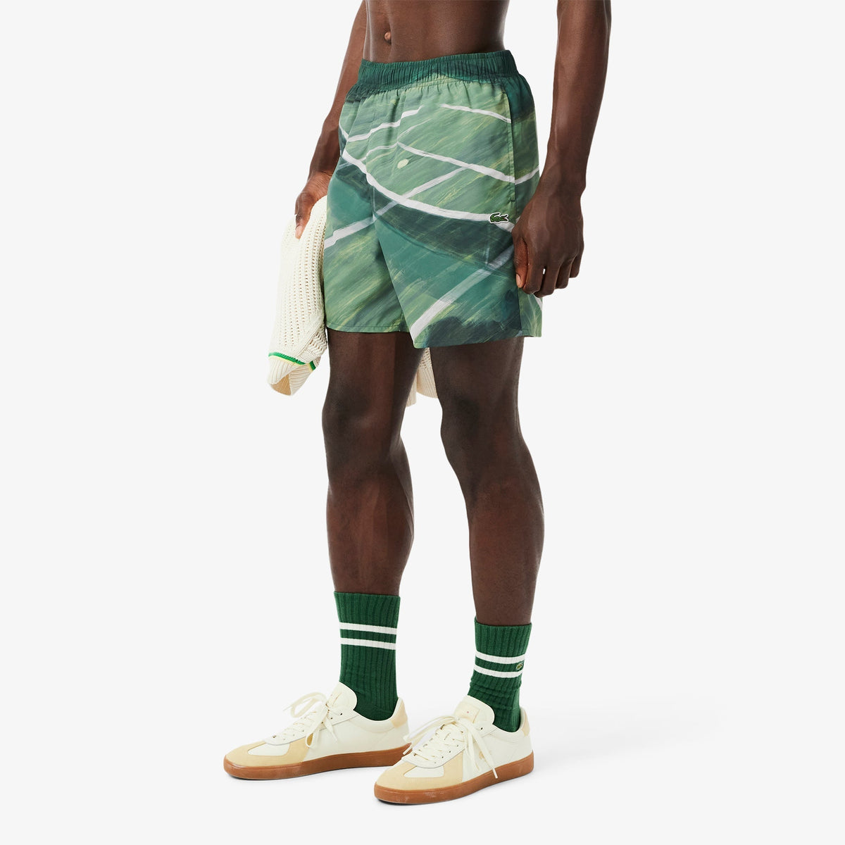 Mid Length Quick-Dry Swim Trunks