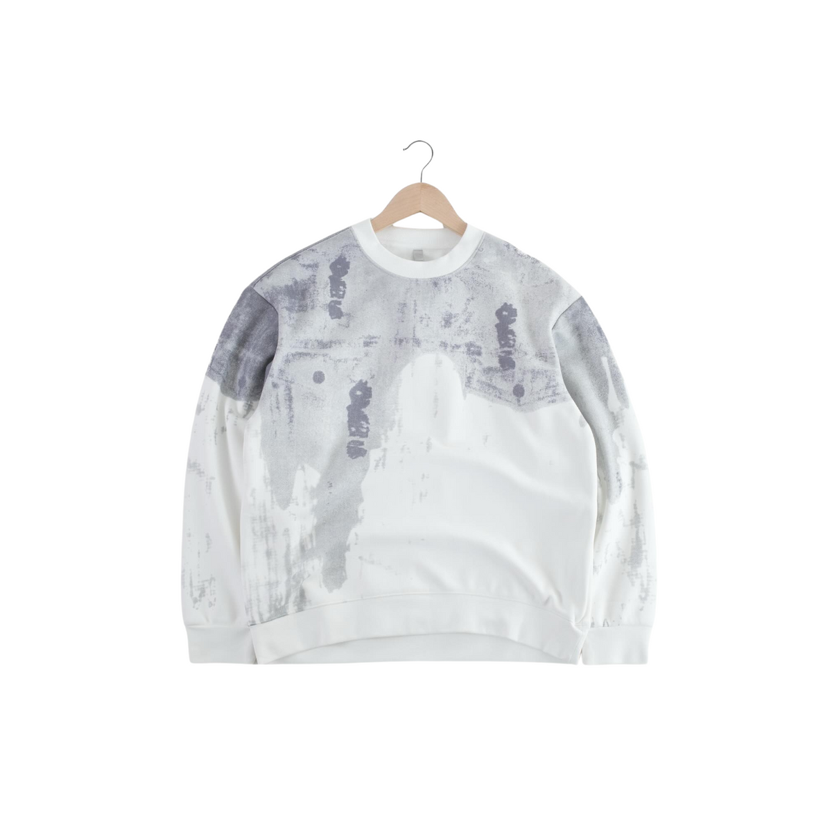 Men Faded Concrete Sweater