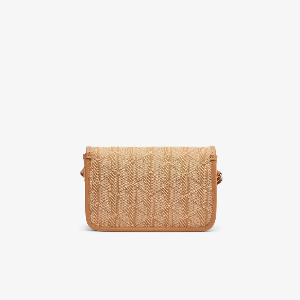 Heritage Monogram Jacquard Flap Close Shoulder Bag