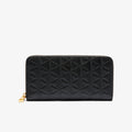 Maheki Zipped Embossed Leather Billfold
