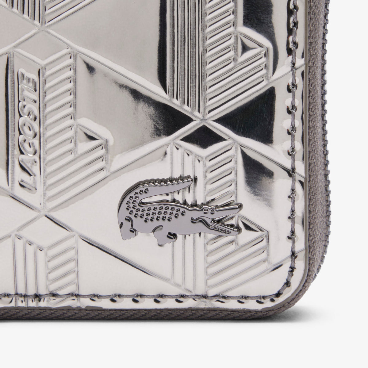 The Blend Silver Zipped Billfold
