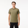 Contrast Stripe Piqué Polo Shirt