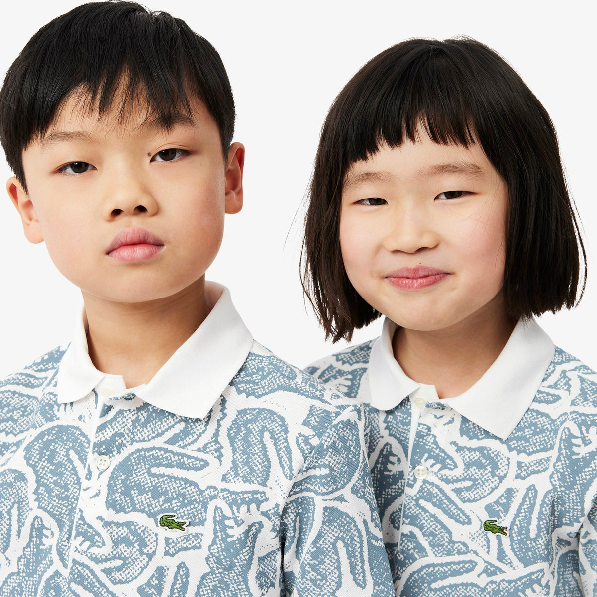 Petit Piqué Print Polo Shirt