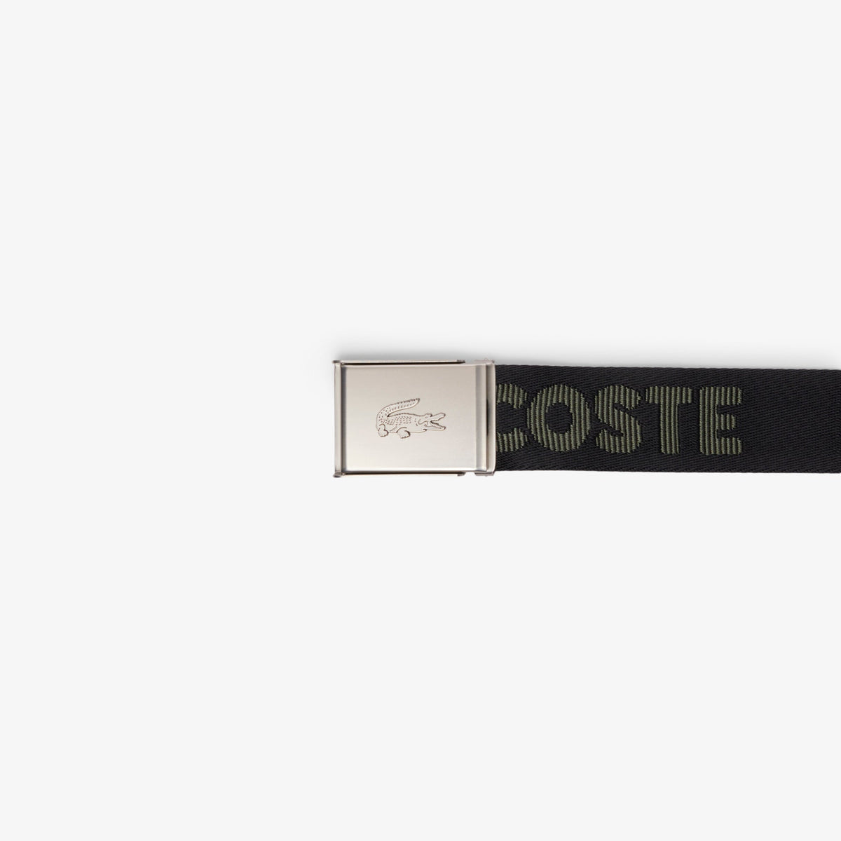 Jacquard Belt With Lacoste Branding