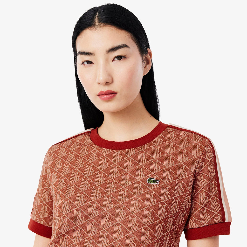 Slim Fit Monogram Jacquard T-shirt