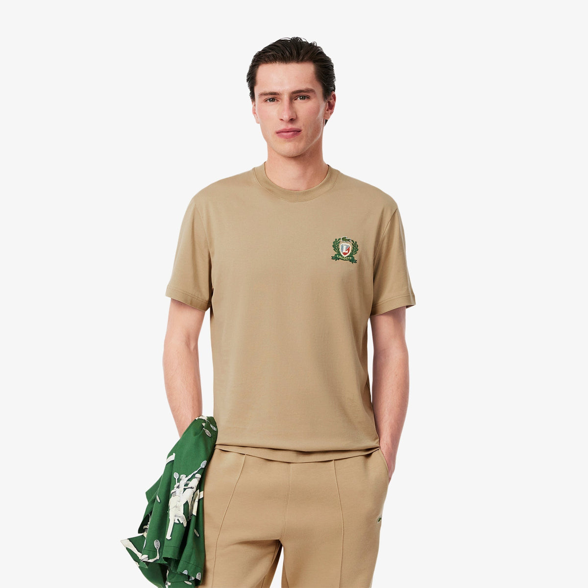 French Made Embroidered Badge T-shirt