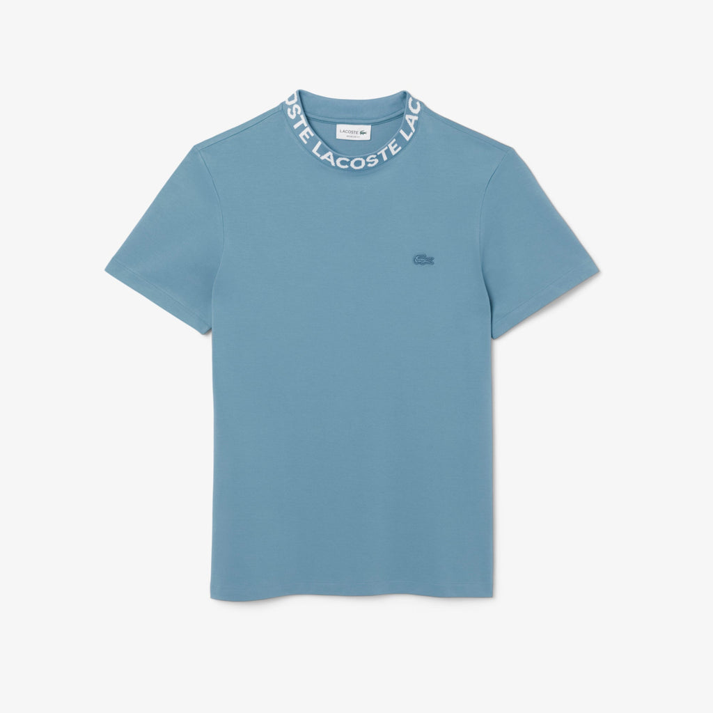 Jacquard Branded Piqué T-shirt