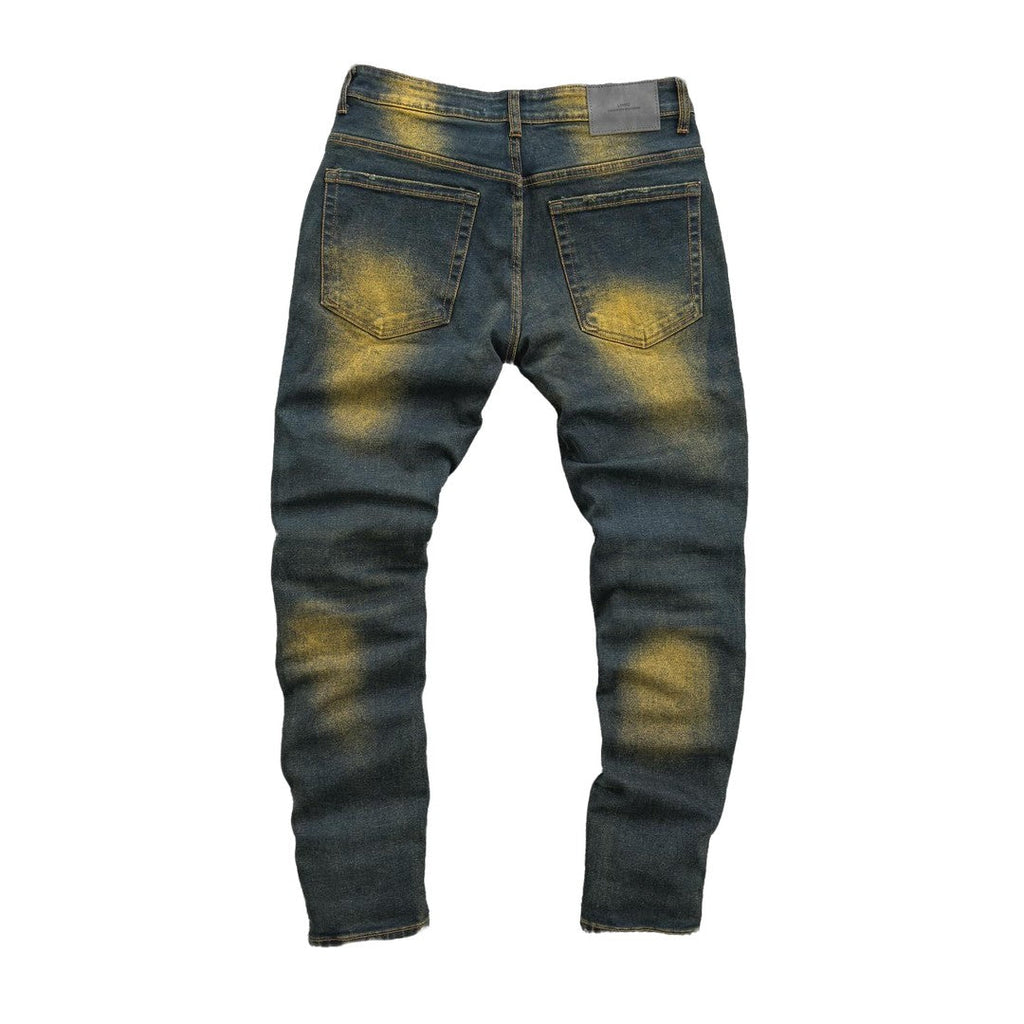 Men's Distressed Gradient Denim Jeans