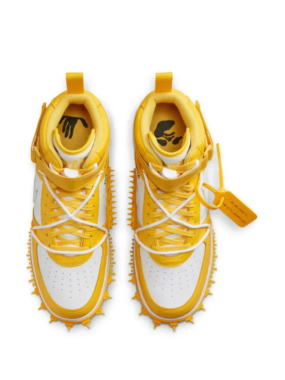 Nike X Off-White Air Force 1 Varsity Maize sneakers