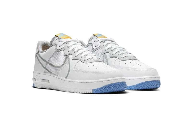 Nike Air Force 1 React Light Smoke Grey
