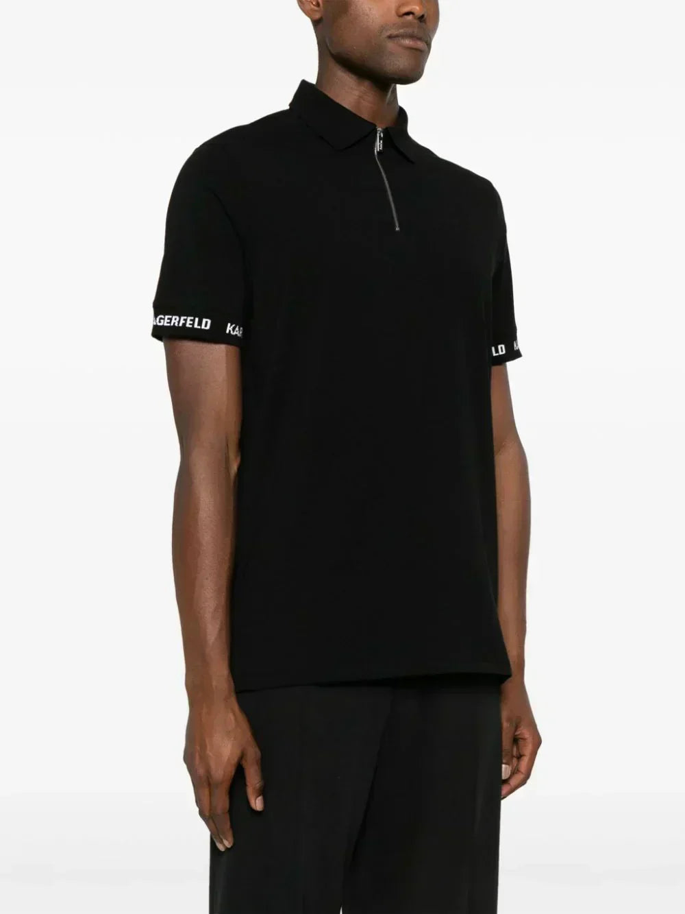 Karl Lagerfeld Ikonik Karl-motif polo shirt