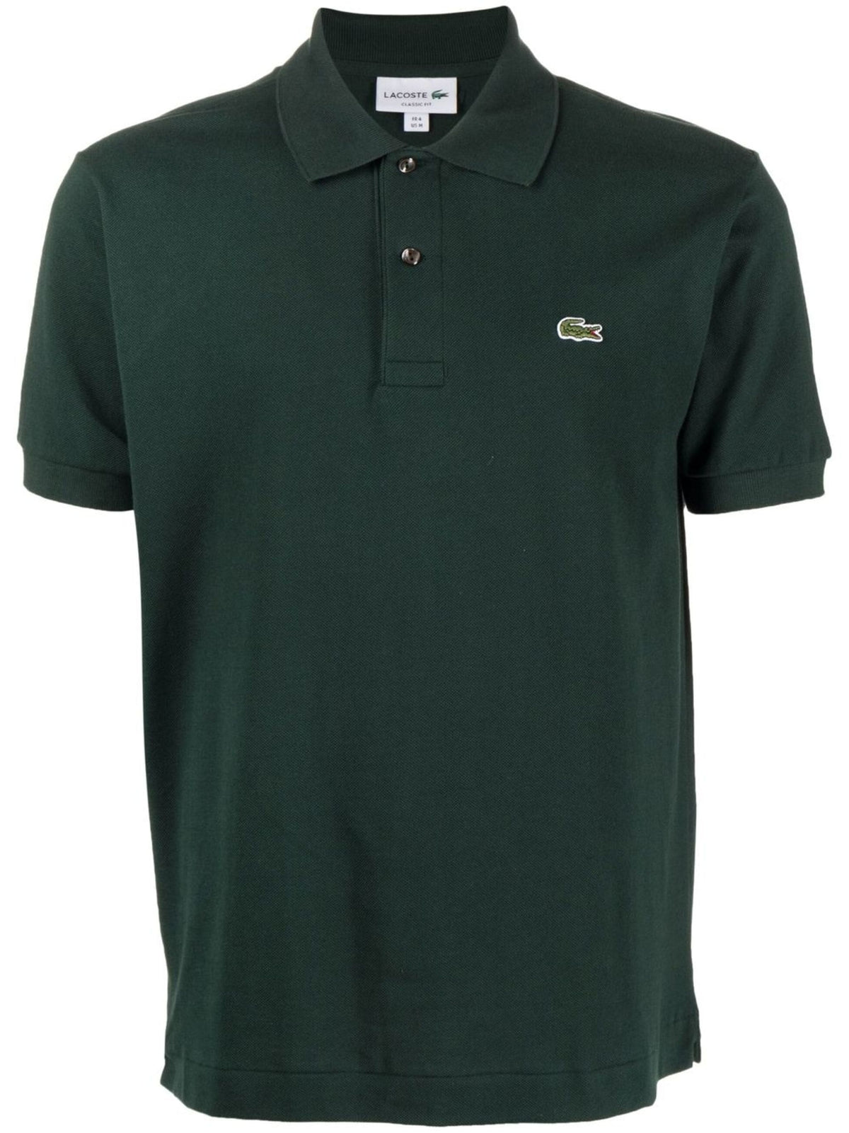 Lacoste chest logo-patch polo shi