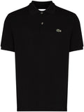 Lacoste logo-patch short-sleeve polo shirt