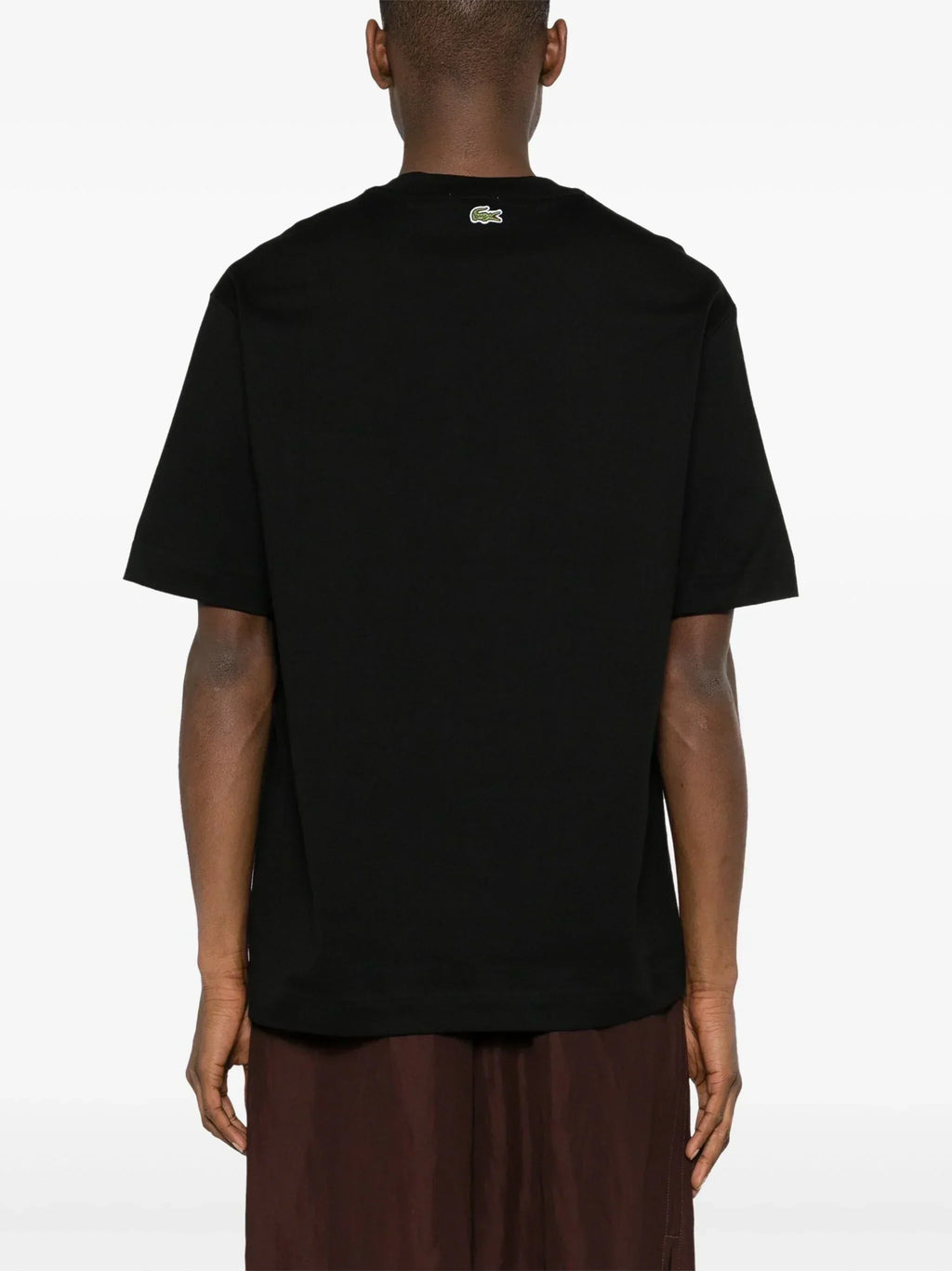 Lacoste logo-patch cotton T-shirt